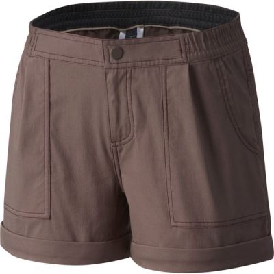 Pantalones Cortos Mountain Hardwear AP Scrambler Mujer Chocolate - Chile BMF709528